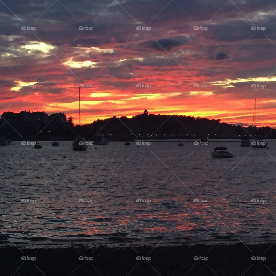 Sunset Hull, Massachusetts 