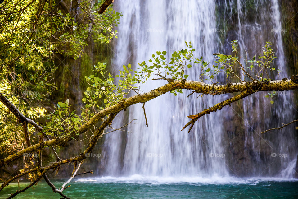 Waterfalls in Provence. 