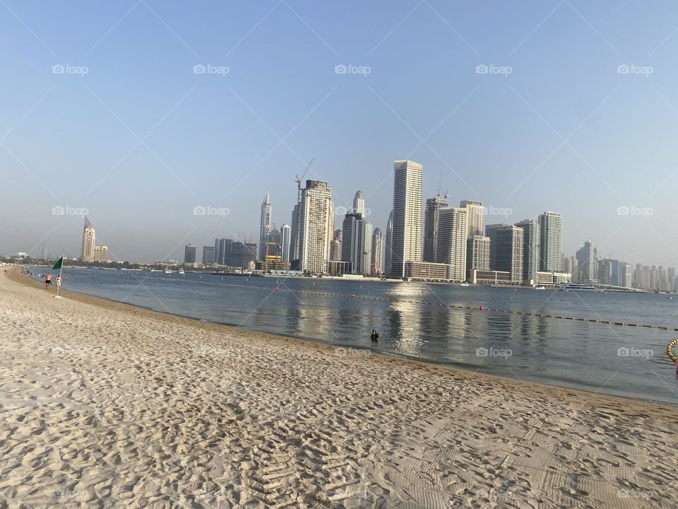 Palm Jumeirah reflection 