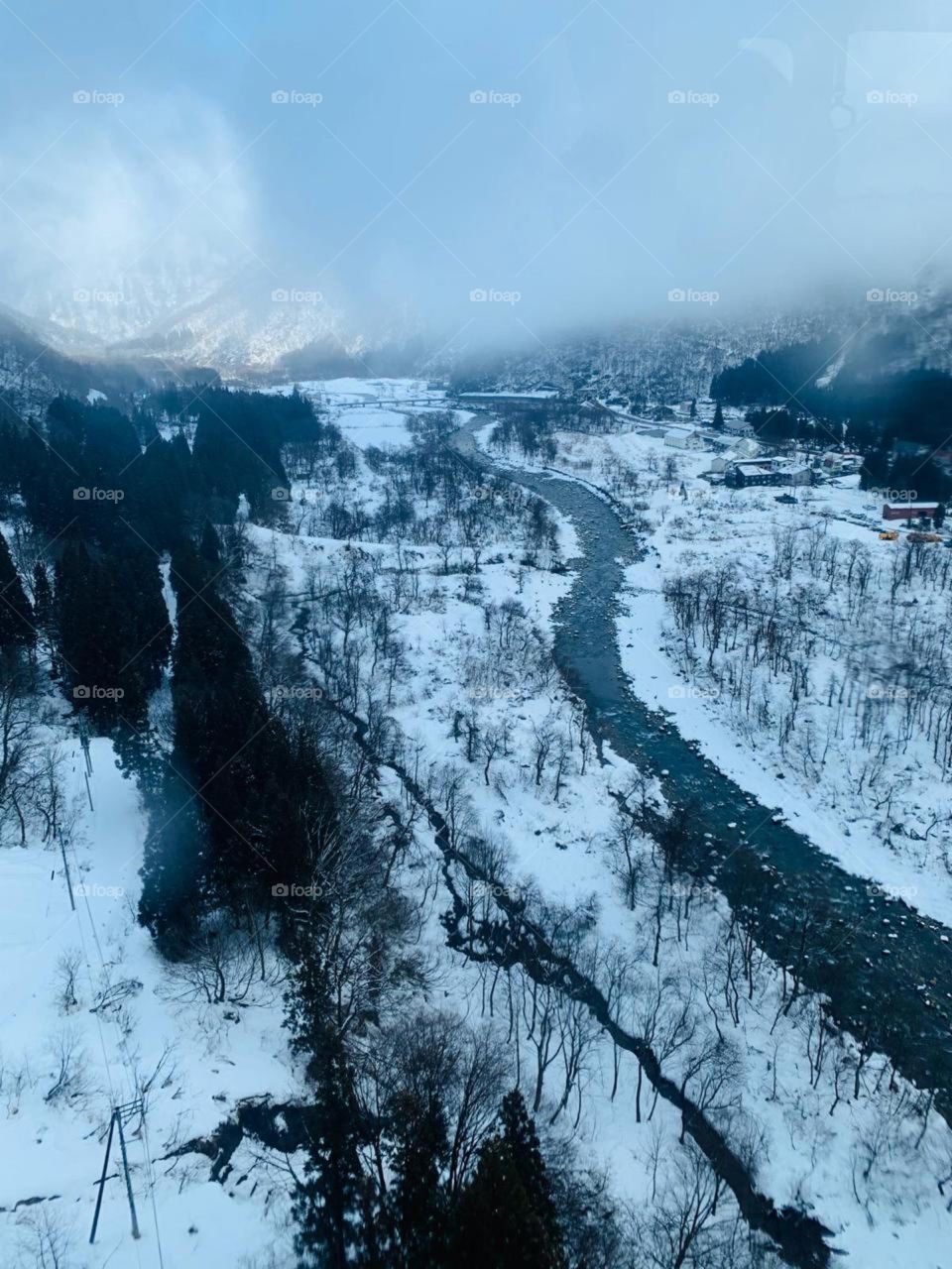 amazing view of winter season