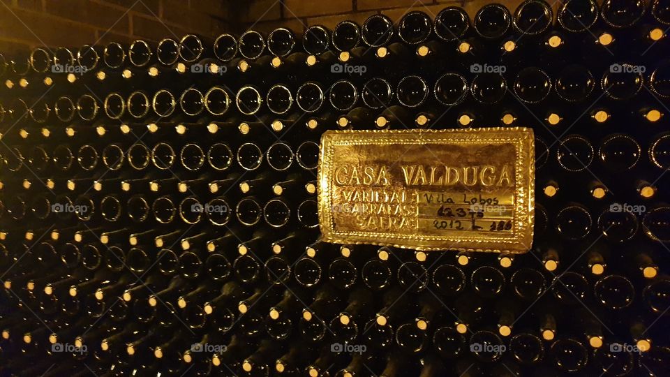 Sparkling Wine Storage. Limited production by Casa Valduga in Brazil