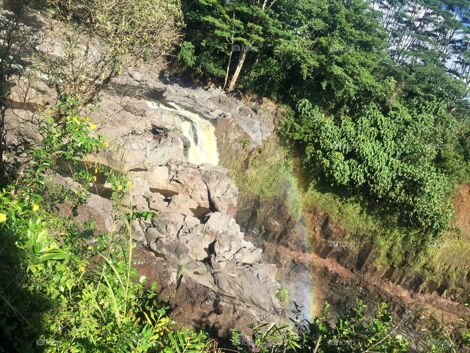 Rainbow waterfalls 