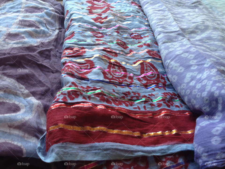 mexico india fabrics foulard by paoletta75