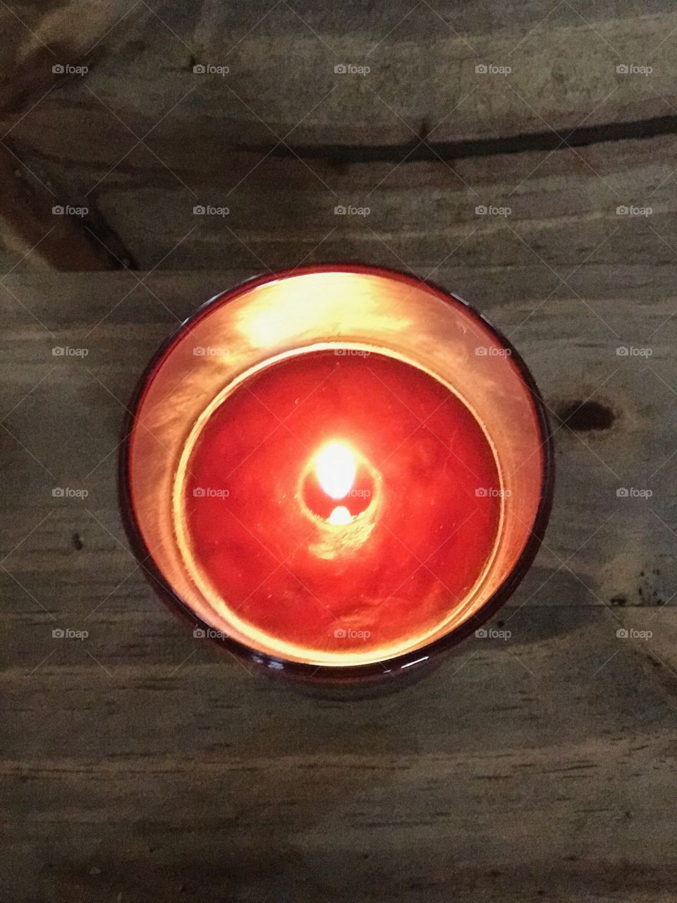 Burning candle 