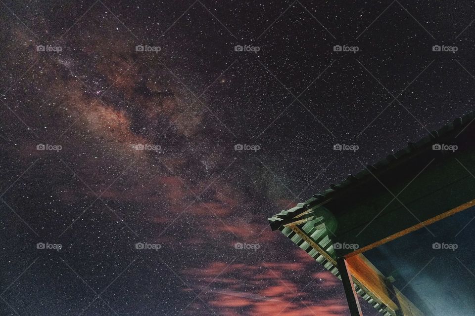 milky way hunting at night