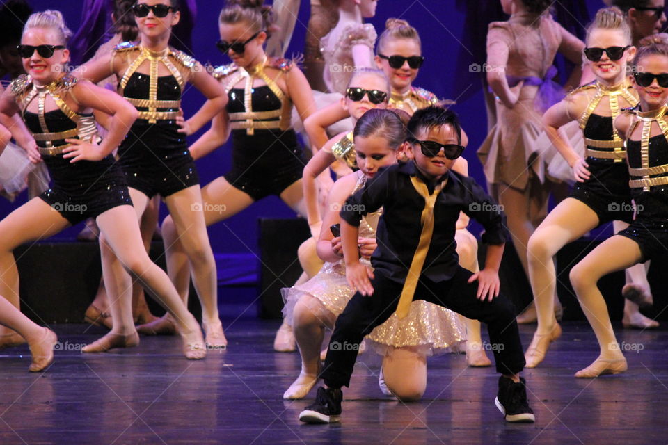 So you think you can dance . Kids performing at a dance recital