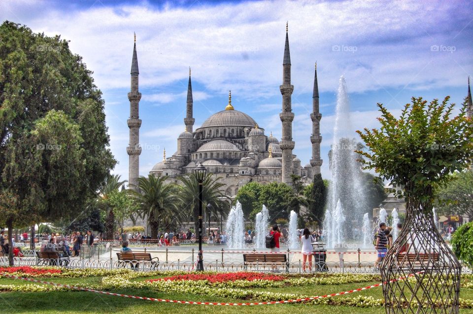 Blue Mosque--Istanbul, Turkey 