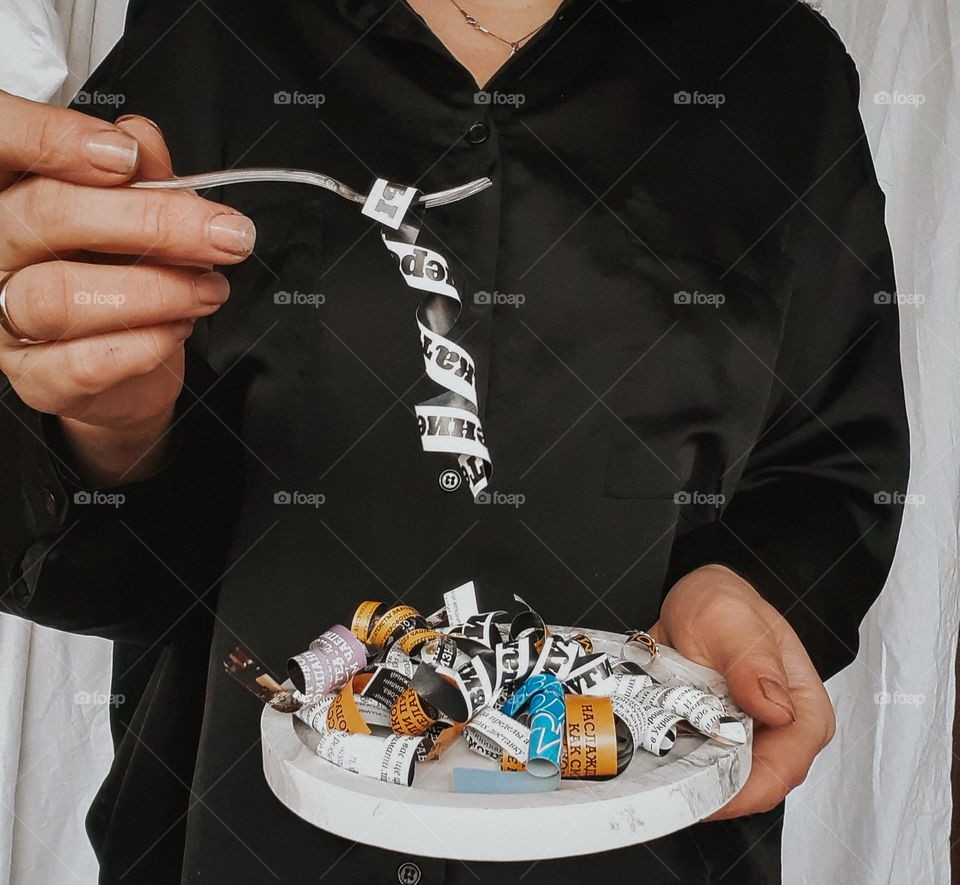 Social photo about receiving information