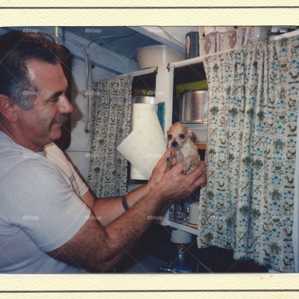 Our Teacup Poodles first bath.