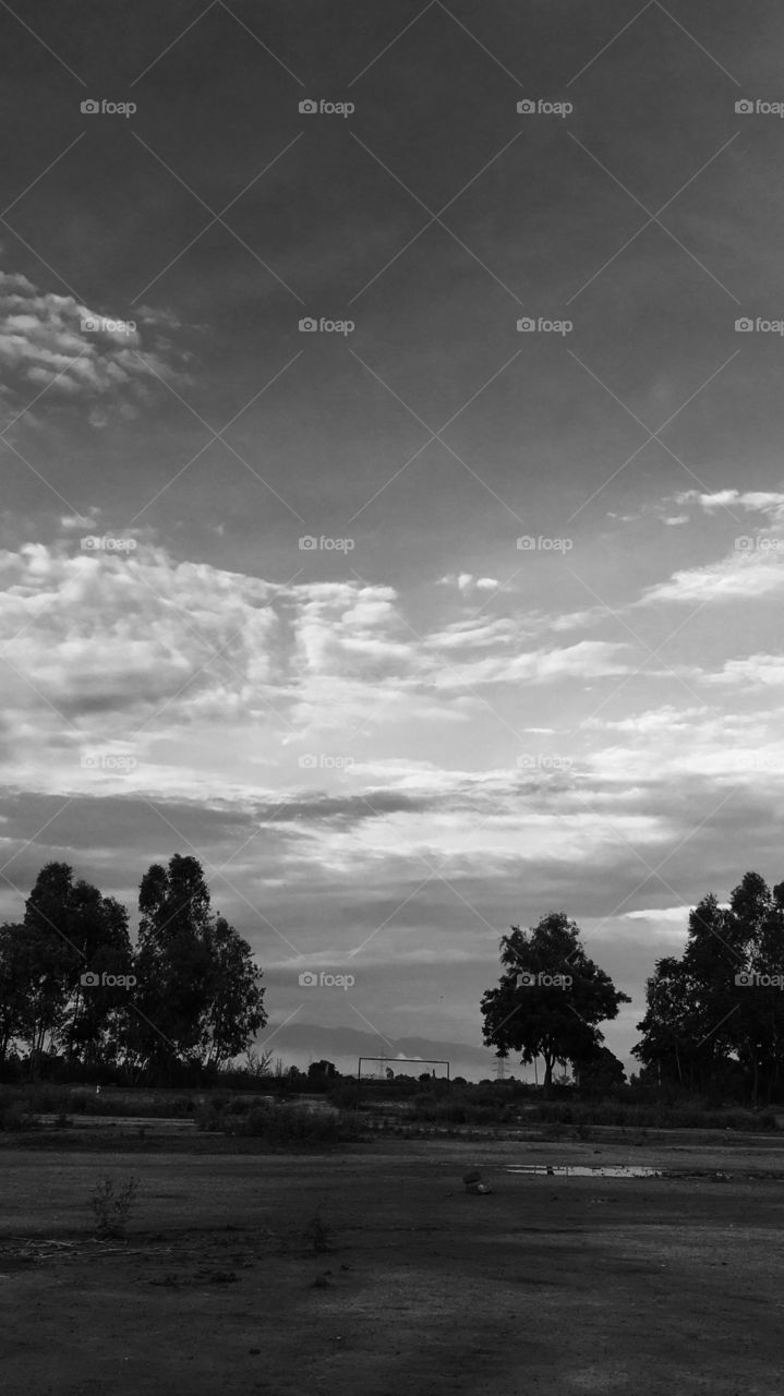 Black&white clouds 