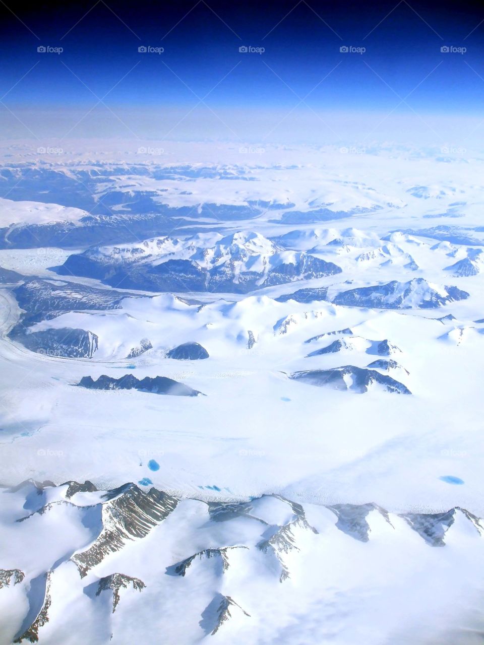 Aerial landscape, Greenland