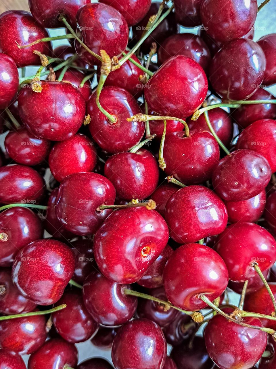 red sweet fresh cherry