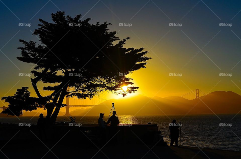 Sunset. Sunset shot in San Francisco