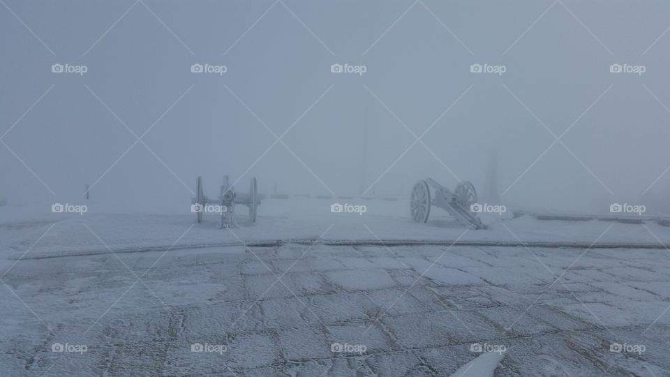 black and white . our climb was 1000 steps from the snow but it was just an uphill