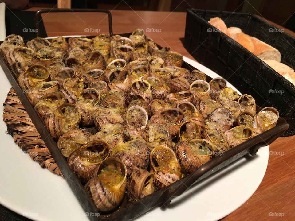 Caracoles a la llauna