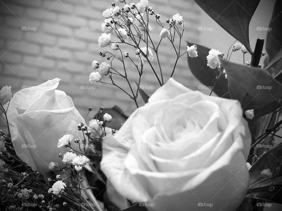 White flowers