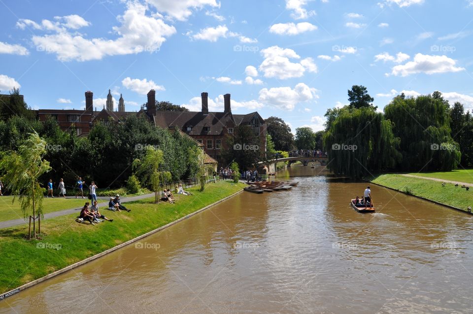 punting in Cambridge