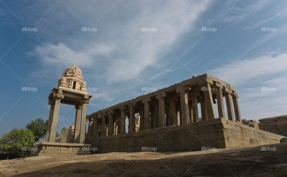 The architecture of the temple reflects the vijayanagar style. 