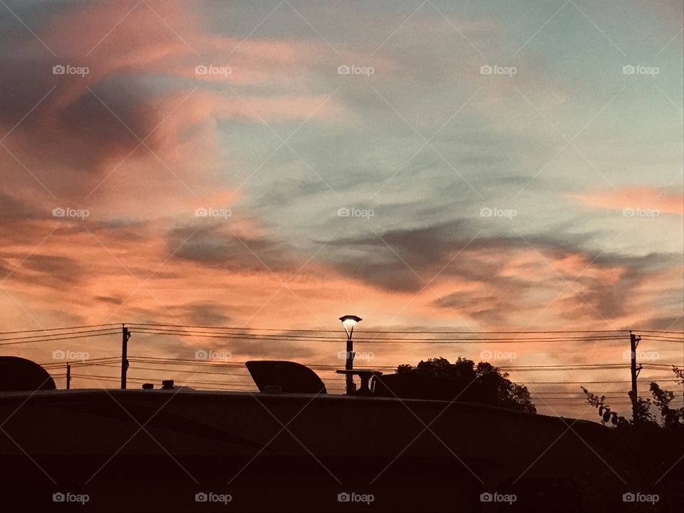 Wow here we go with a bright blazing Horizon 40 mile offshore in the Gulf of Mexico. Reaching shore now with Beautiful Colours of a well deserved Sunrise.