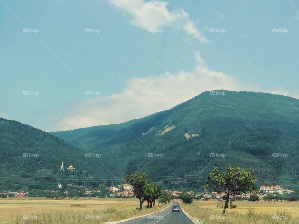 Road in mountains