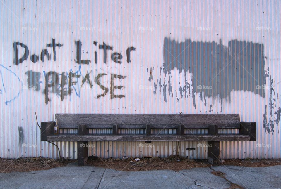Confusing, Incorrect English or Misspelling,  it unknown  whether the author wanted to say Don't Loiter or Litter but wrote Don't Liter. In NYC