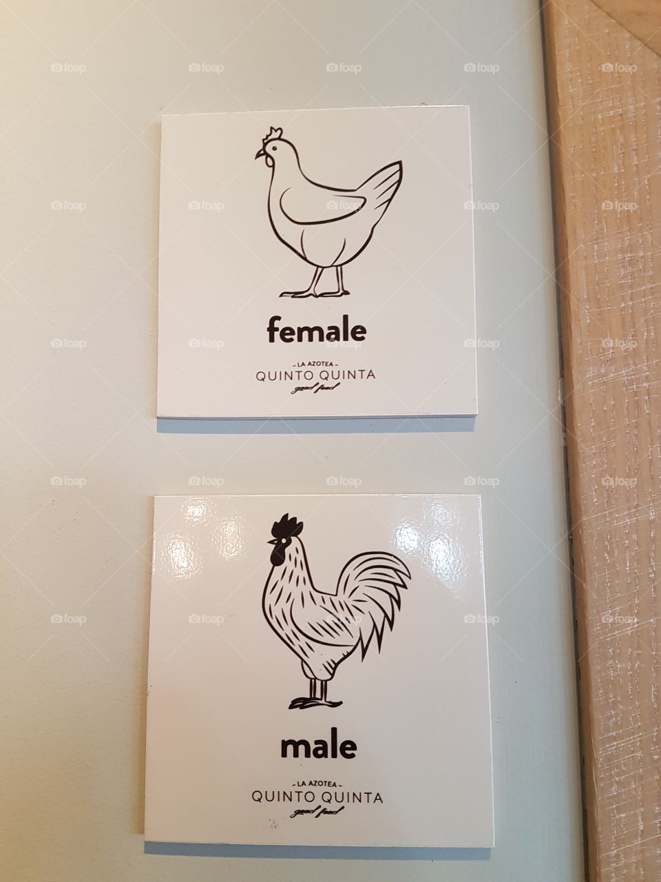 male female toilet