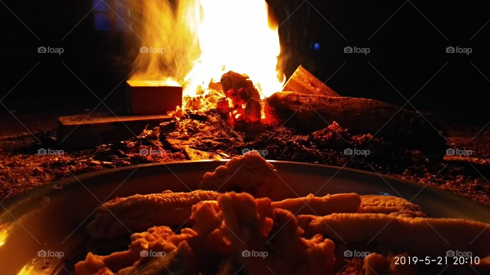 bara api pisang goreng