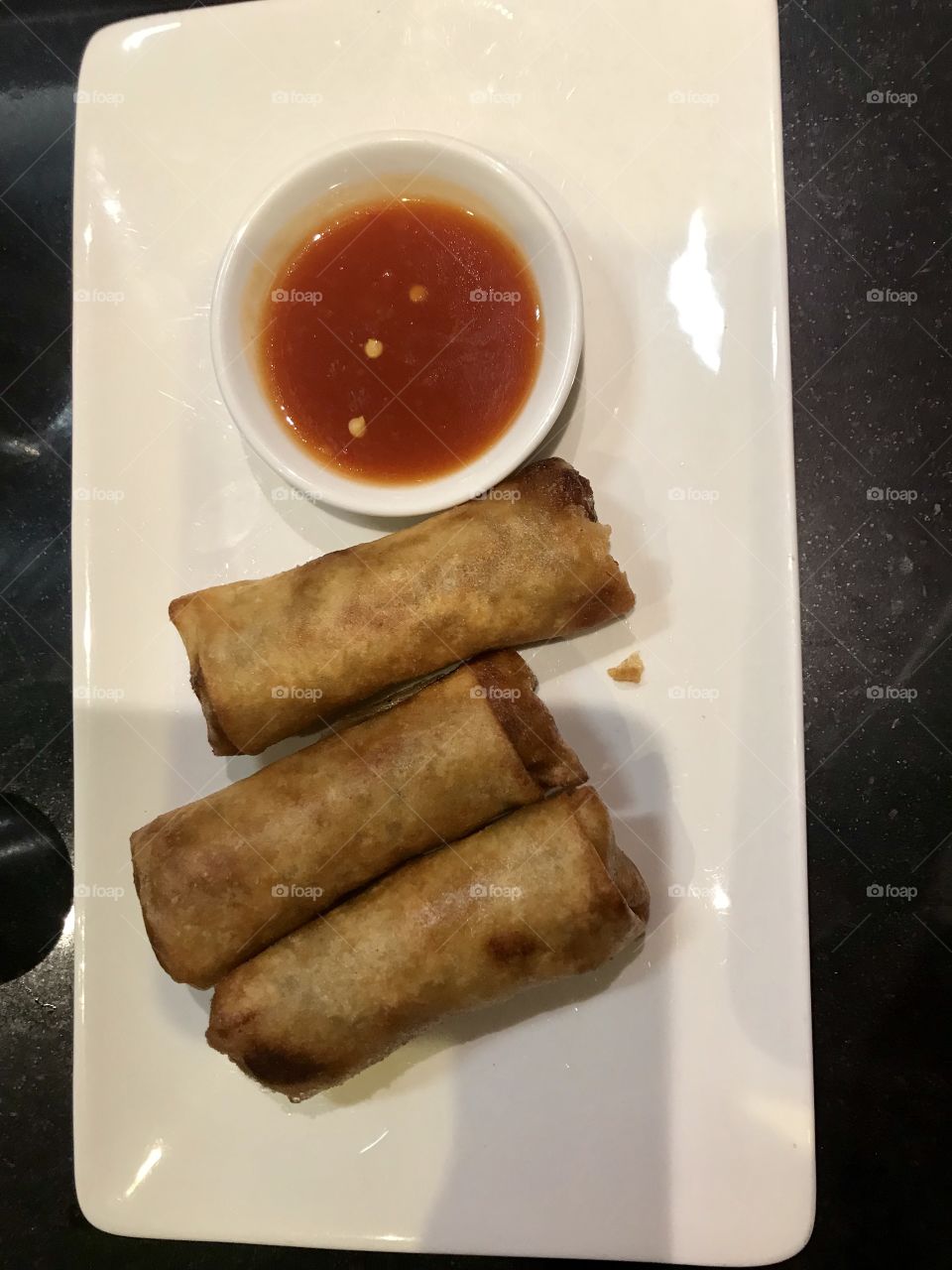 Vegetable spring rolls 