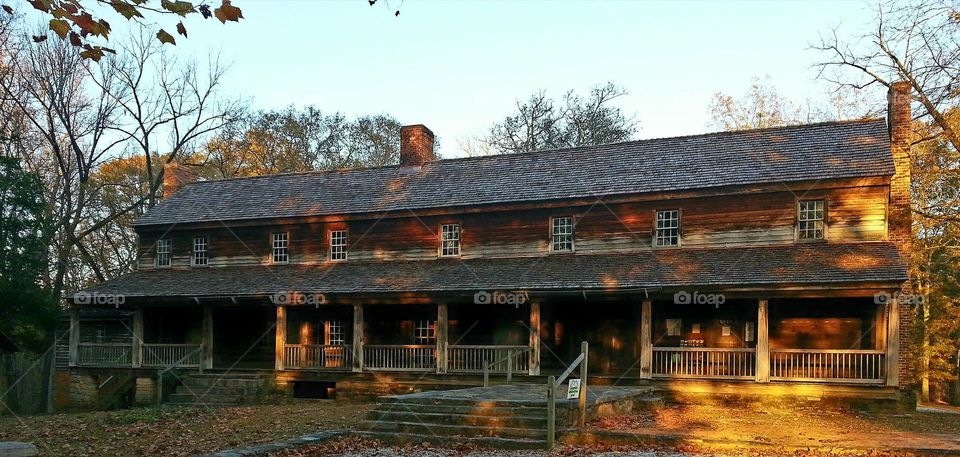 Travelers rest historic site in Georgia. Rest stop circa 1820's.   Jarrett Manor