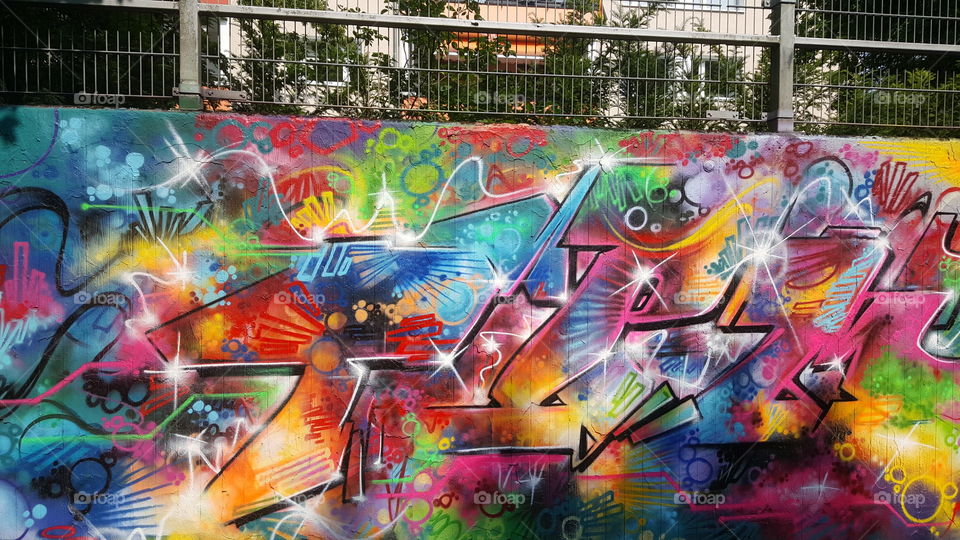 Graffiti wall colors Art colorfull