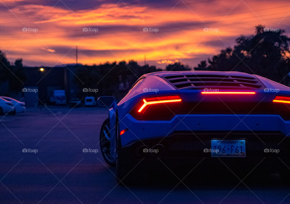 Lamborghini Sunsets