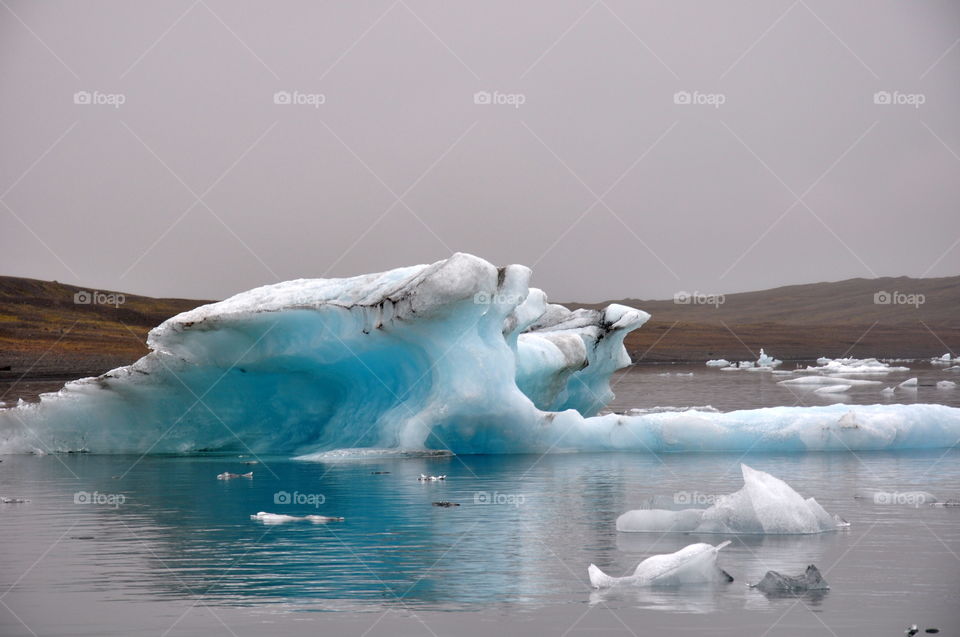 Iceberg, Water, Ice, Snow, Frosty