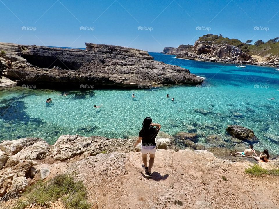 beautiful spanish beach