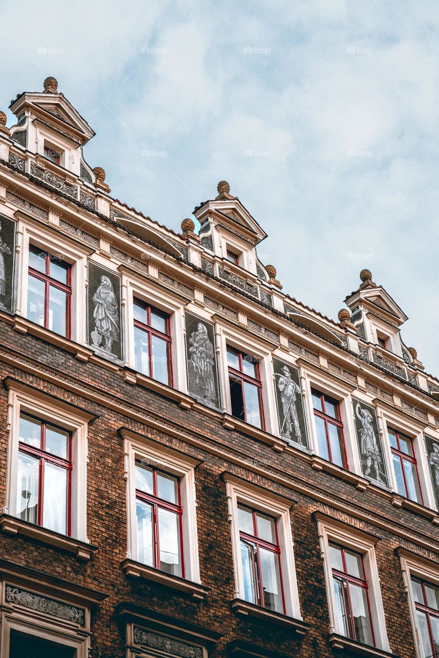 Beautiful facade in Prague