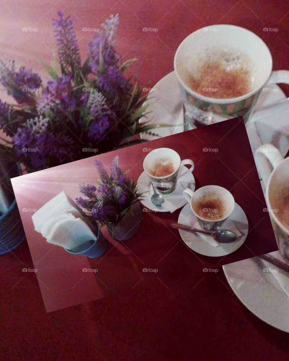 Sunrise with a good coffee