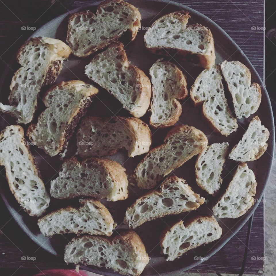 bread shaped like mini Latvia