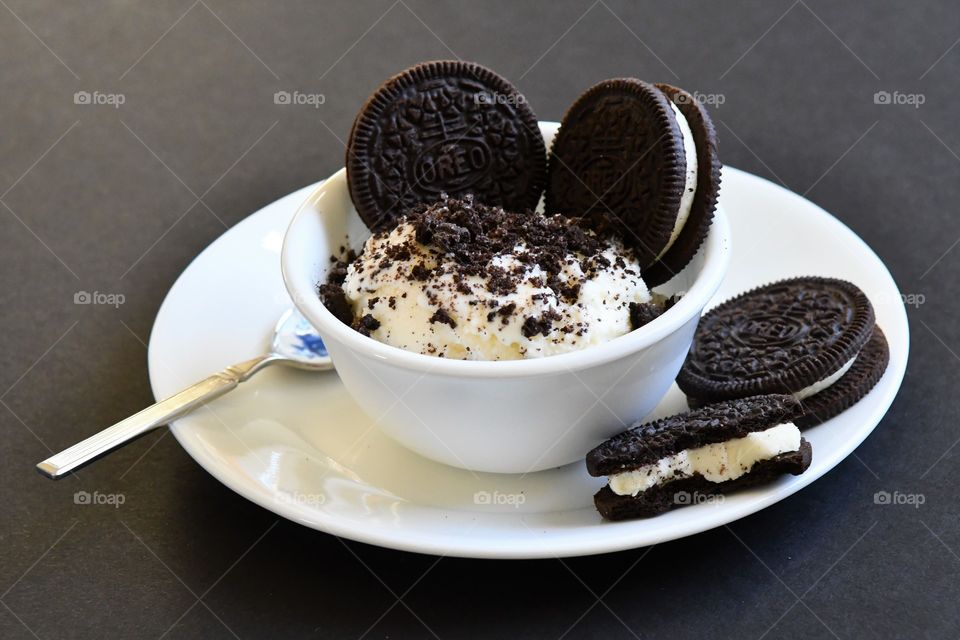 Oreo ice cream cookies