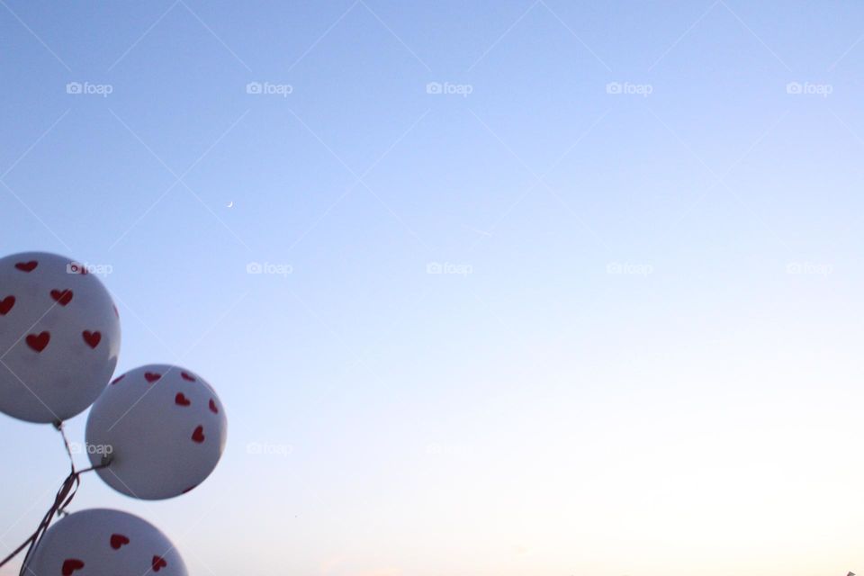 Balloons with hearts 🥰❤