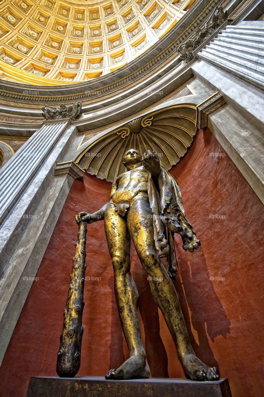 Statue Vatican museum Rome 