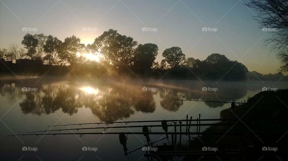 sunrise at the river