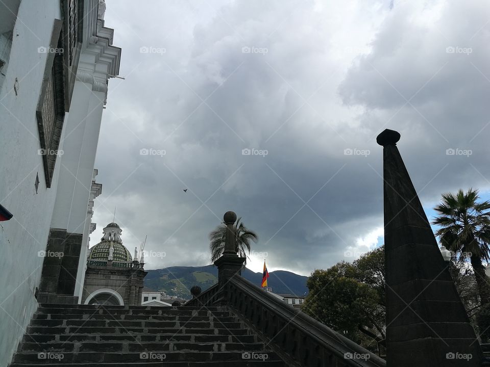 Steps in Quito, Ecuador