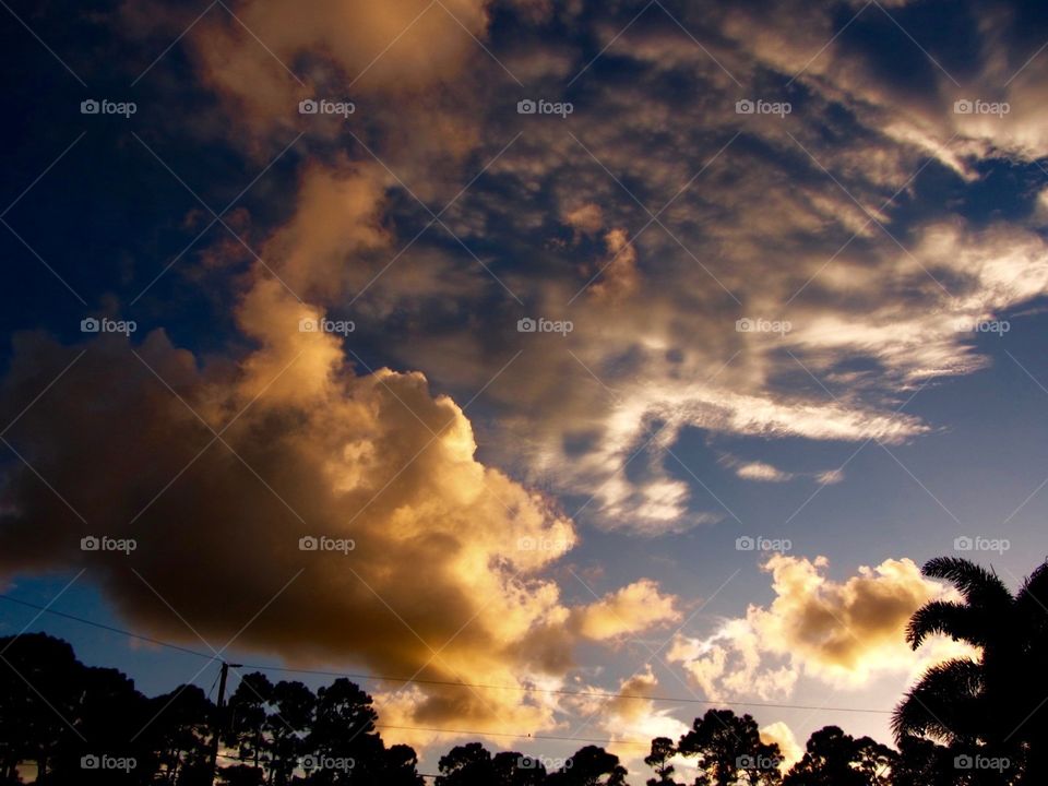 Sunset clouds - Port St Lucie, Florida 