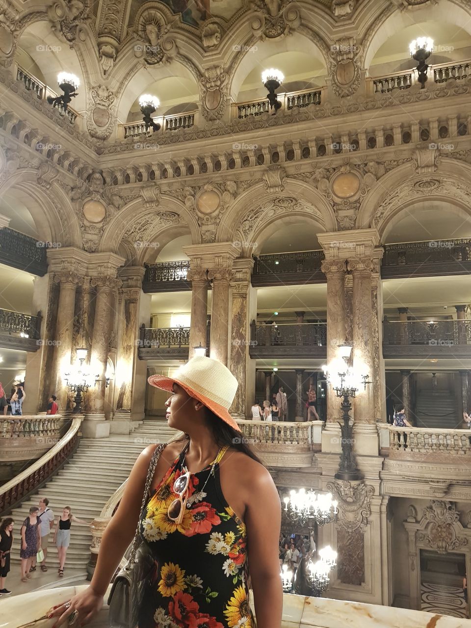 A woman at Opera Paris