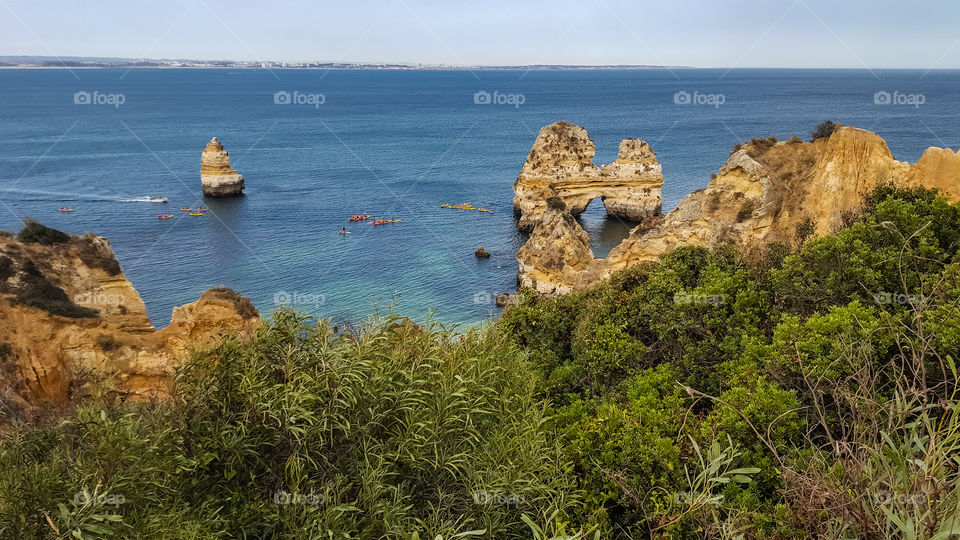 Beach holiday at Praia do Camilo, Algarve, Portugal