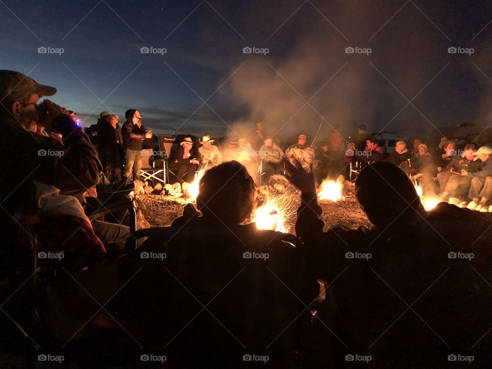 Coals in the Chimenea