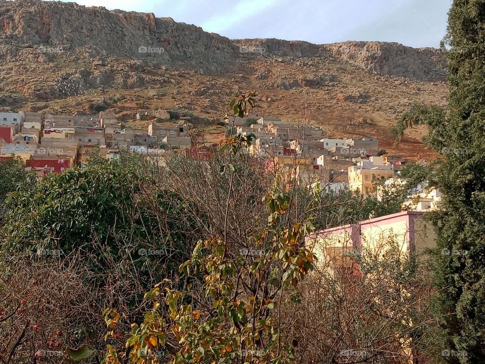 Population live at the mountain