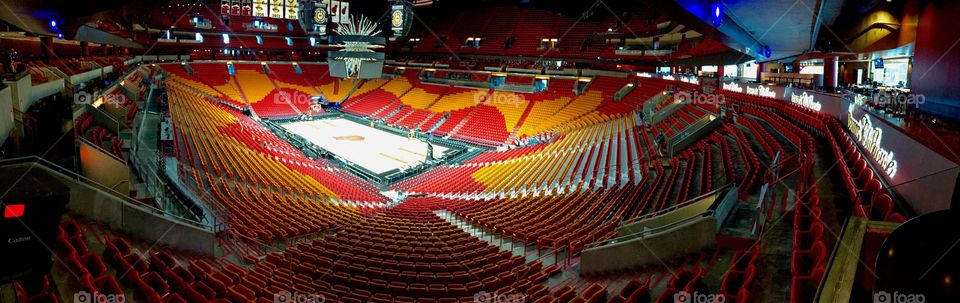 American Airlines Arena before a Game 