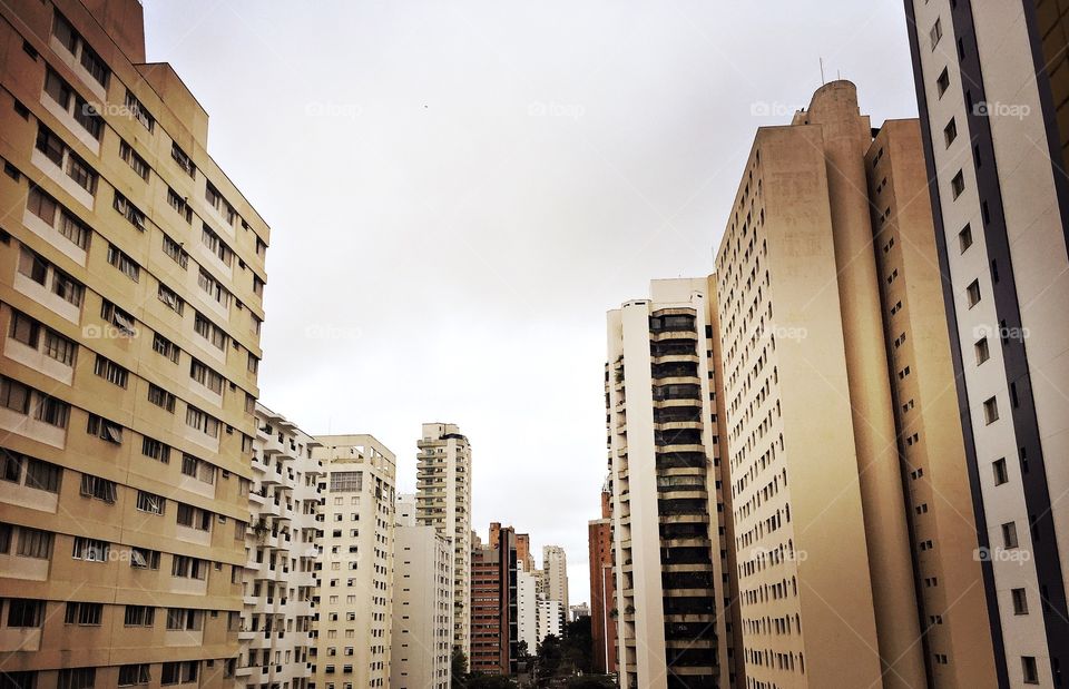 View of buildings skyline in Sao Paulo 