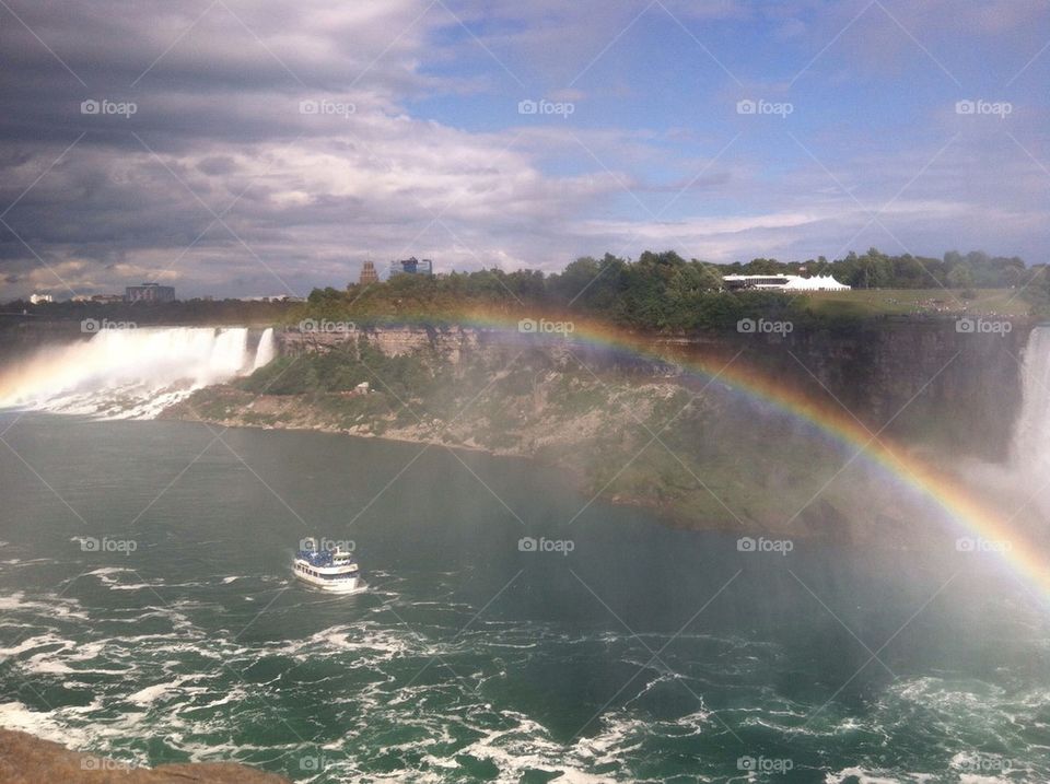 Rainbow at Niagara Falls