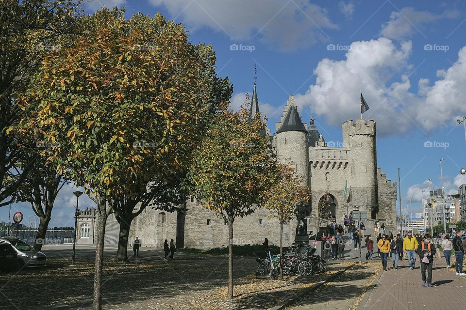 castle in Antwerp